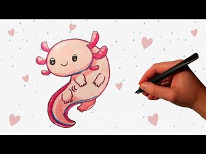 How to Draw an Axolotl Easy and Cute