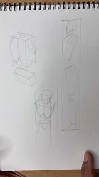 How to Draw Human Anatomy for Beginners (EASY Box Method!)