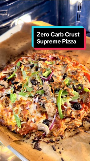 Zero Carb Crust Supreme Pizza Recipe