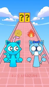 New Perfect Puzzle Run Challenge Cat Rumi or Cat Aqua! | Slime Cat