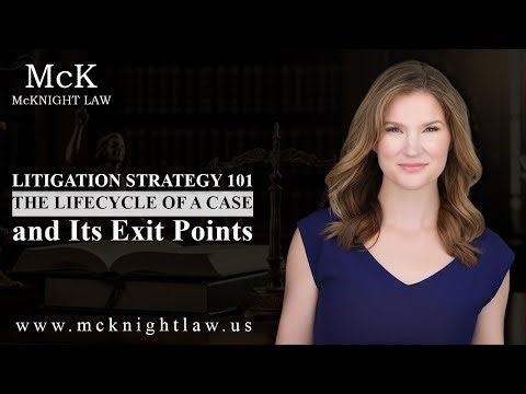 Litigation Strategy 101 – The Lifecycle of a Case and Its Exit Points