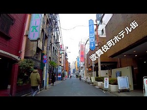 4K 新宿 歌舞伎町 ラブホテル街＆歓楽街 / Love Hotel Alleys & Nightlife District at Kabuki-cho in Shinjuku, Tokyo JP