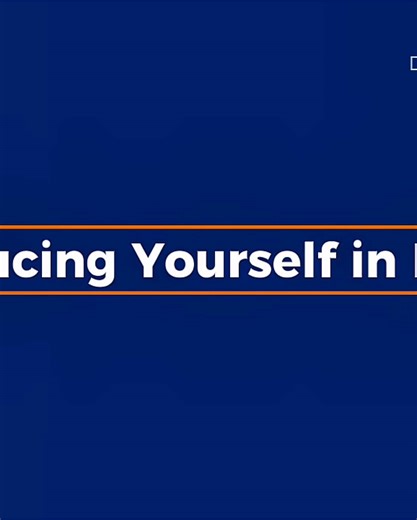 Introducing Yourself in English: A Simple Conversation