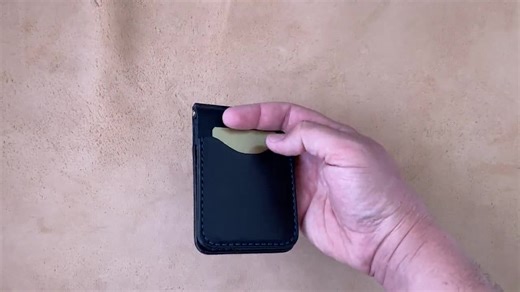 Leather Money Clip Wallet Pattern: Beginner DIY Project (PDF, DXF) - Etsy