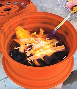 37K views · 78 reactions | A perfect DIY for this New Year party: Repurposing car wheel to make an outdoor BBQ! | 5-Minute Crafts Family | Facebook
