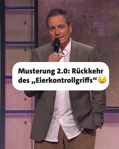 Mit der Musterung kehrt auch zurück: der "Eierkontrollgriff". 😲 Dieter Nuhr​ erinnert sich ... wer noch? ▶️ Die ganze Folge "Nuhr im Ersten" jetzt in der ARD Mediathek streamen: https://1.ard.de/Nuhr_20_11_2025 | ARD Mediathek