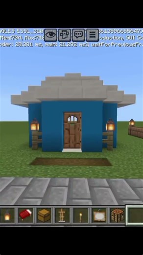 Minecraft how to build a modern Smallest shack tutorial