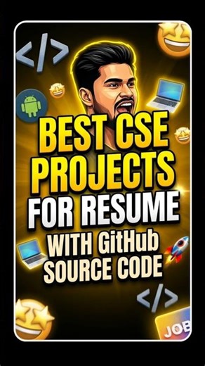Top 10 Project ideas for Resume | Computer Science Project ideas with Source Code. #shorts #resume