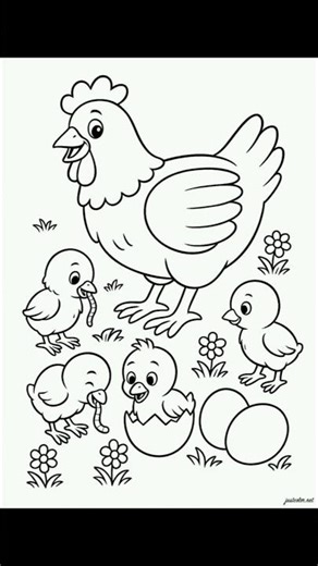 Kids Coloring Pages | Learn Colors with Fun Drawing 🎨✨ #shorts