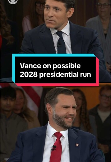 Vice President JD Vance said there’s “of course” a chance he won’t run for president in 2028, pointing to his four young children and his wife’s feelings about politics. Vance said he plans to make a decision after the midterm elections. #jdvance #republican #politics #politicstiktok #2028