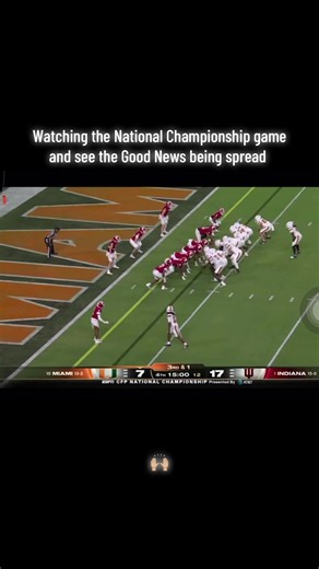 Jesus Loves You: Sign Language Message During Championship