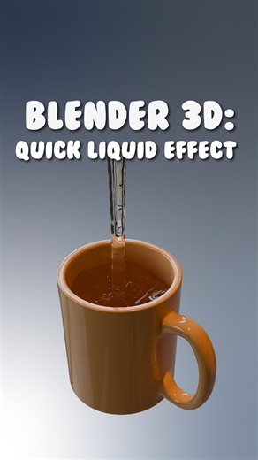 Led | Blender 3d | Quick Liquid Effect 里 This is a easy way to get into liquid simulation, I highly recommend getting in and messing around... | Instagram