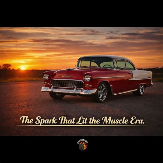 This 1955 Chevrolet Built the Muscle Car Blueprint #automotive #history #classiccars