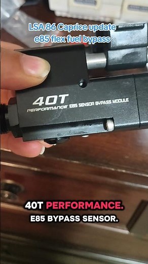 LSA 86 Caprice update.. showing the E85 flex fuel sensor bypass I'm using.#caprice #e85 #lsa #diy