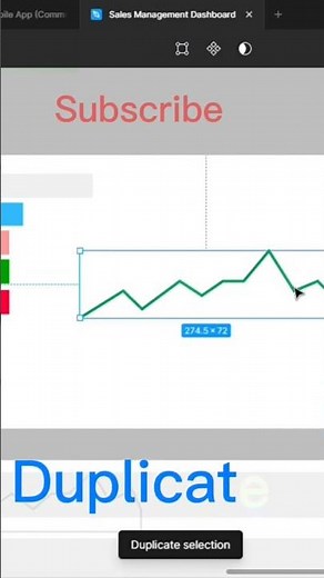 how to draw a gradient graph in Figma #Figma #design #UIdesigner
