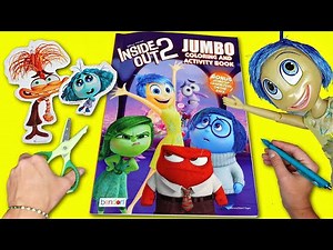 Inside Out 2 Movie JUMBO Coloring and Activity Book
