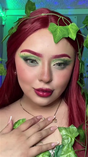 Poison Ivy Makeup Transformation Tutorial