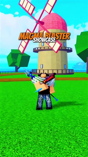 Magma Blaster Showcase in Blox Fruits