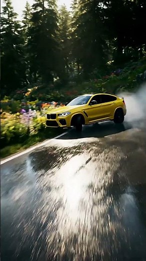 BMW X4 | crazy drift on forest road! #shorts #automobile #drift