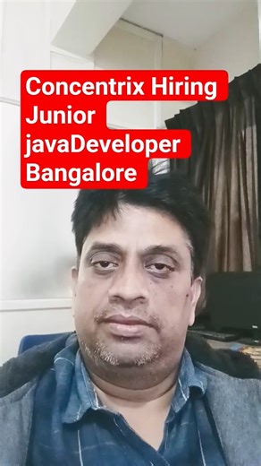 Concentrix Junior Java Developer Job 2025 | Bangalore