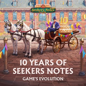 🎉 Happy 10th Birthday, Seekers Notes! 🎈 Today, July 29th, we’re celebrating a decade of magic, mystery, and unforgettable adventures in Seekers Notes! From just 9 dreamers back in 2013 to a global family of over 40 million players, this incredible journey has been shaped by you - our amazing community 💖 🎥 Watch our special anniversary video where Charlotte from the Mytona team takes you behind the scenes - from the very first puzzles to today’s thriving community filled with friendship and w