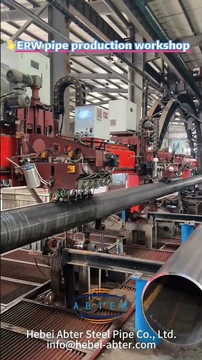 ERW pipe production workshop #steelpipe #welding #factory #pipelining