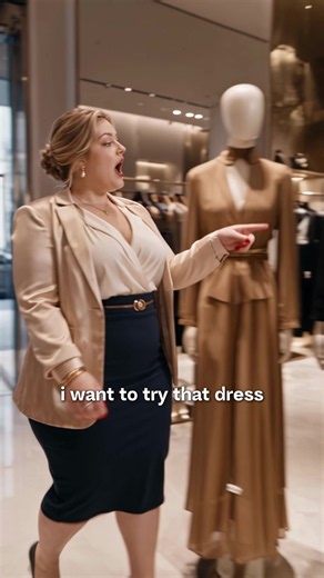 Madam Red Sauce dress try-on gone wrong