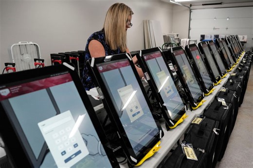Georgia was going to dump voting machines that Trump hates. But then things got complicated