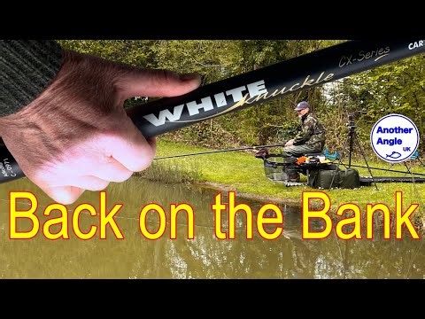 Back on the Bank : Margin Pole Fishing for Pleasure : Middy White Knuckle six metre margin pole.