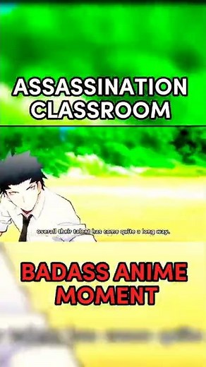 Assassination Classroom (BADASS ANIME MOMENT🔥)