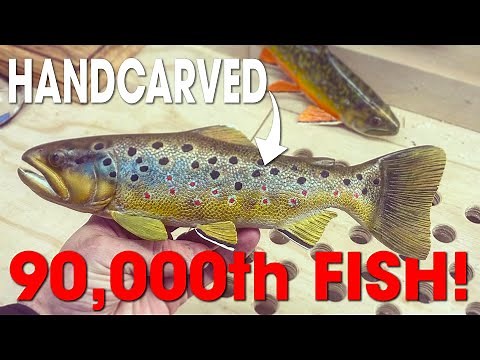 A Fish (Carving) for the Record Books | 90,000 Fish in the Making
