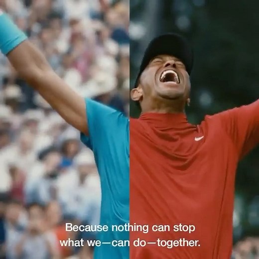 HIGHSNOBIETY on Instagram: "@Nike debuts "You Can't Stop Us," the third film in Nike’s campaign of the same name, debuts to coincide with the NBA’s return.⁠⠀ ⁠⠀ The 90-second short executed by @wiedenkennedy in collaboration with @pulsefilms displays a dynamic split-screen series detailing 36 pairings of athletes and relating the kinetic movement of one sport to another. Developed through research of over 4,000 individual pieces of footage, the resulting montage underscores commonalities shared 