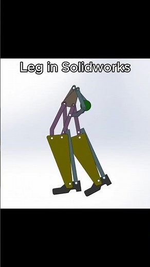 Leg in SolidWorks
