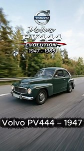 Before Volvo was about tech, it was about soul. Volvo PV444 Evolution (1947–1965)#VolvoPV444 #VolvoHeritage #CarEvolution #ClassicVolvo | Classic Old Cars