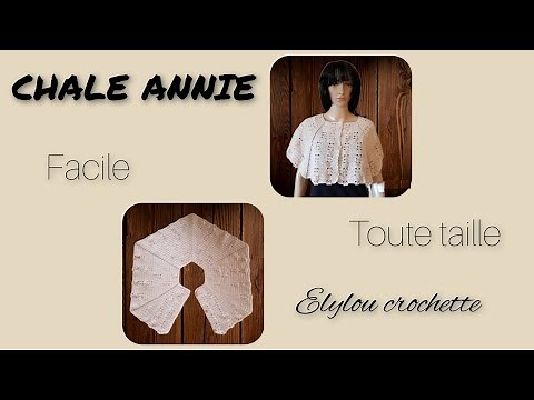 Comment faire un châle original, facile au crochet, tuto pas à pas !