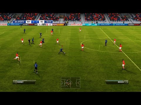 FIFA 12 Career Mode EPL Manchester United Season 1 Round 12 Legendary Gameplay