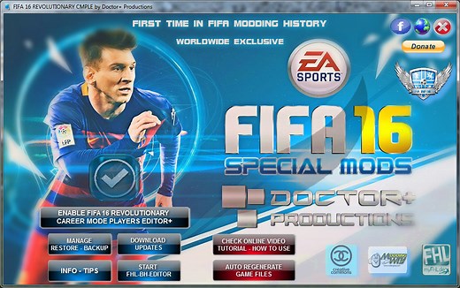 FIFA 16: Career Mode Player Editor