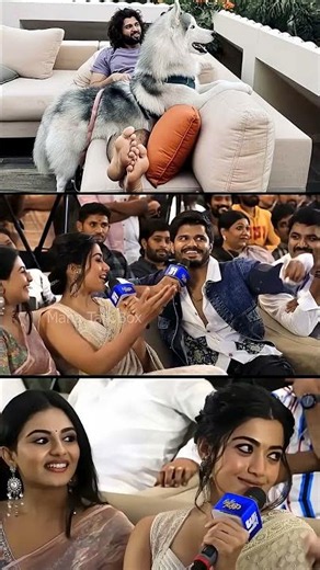 Pet Connection 🐶 Rashmika & Vijay Devarakonda Pet Aura Engagement Buzz 💕