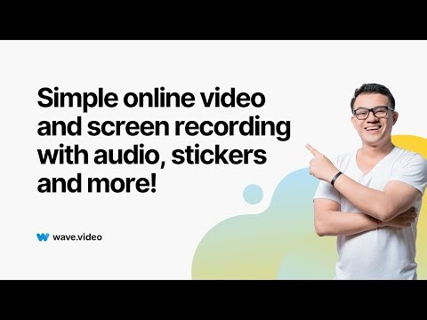 How to Record Yourself and Your Screen at the Same Time. Record Video Online with Wave.video Editor.