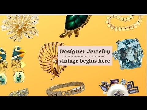 Designer vintage jewelry
