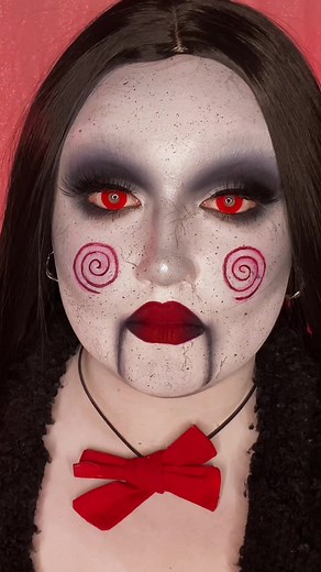Still one of my faves🪚🩸#sawmakeup #jigsawmakeup #halloweenmakeup #fyp