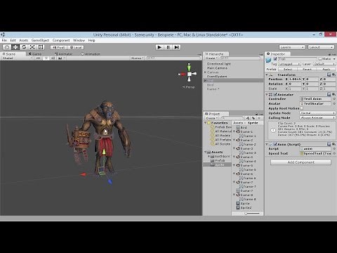 Animationen verwenden | Spiele entwickeln mit Unity 5 – Das umfassende Training
