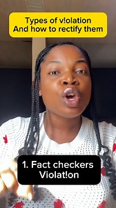 22K views · 642 reactions | TYPES OF VI0LATI0N AND HOW TO RECTIFY THEM | Blessdiri TV Backup | Facebook