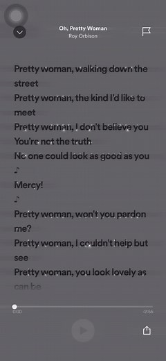 this song has been stuck in my head for days 😭. 🎵Pretty Woman - Roy Orbison #fyp #spedsounds #speedsongs #prettywoman #royorbison #spotify #music #foryoupage #foryou #viral