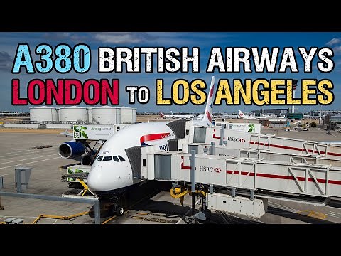 ✈️ British Airways A380 London 🇬🇧 (LHR) to Los Angeles 🇺🇸 (LAX) Upper Deck Economy