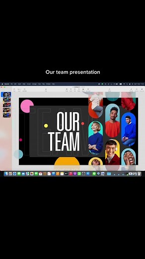 Our team presentation #powerpoint #powerpointtutorial #keynote #keynotetutorial #presentationskills