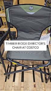 Camping, BBQs, or sidelines—this Timber Ridge Director’s Chair at Costco has you covered with comfort & durability! @costco @timberridgeproducts #costcofinds #costcowonders #costcohaul #timberridge #campinggear #portablechair | Costco Wonders