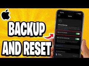 How To Backup And Reset iPhone
