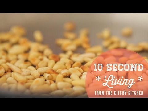 How to Toast Pine Nuts // 10 Second Living