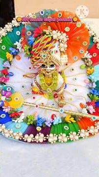 DIY Colourful Laddu Gopal Dress Making | Easy Poshak Tutorial for Thakur Ji 🌸